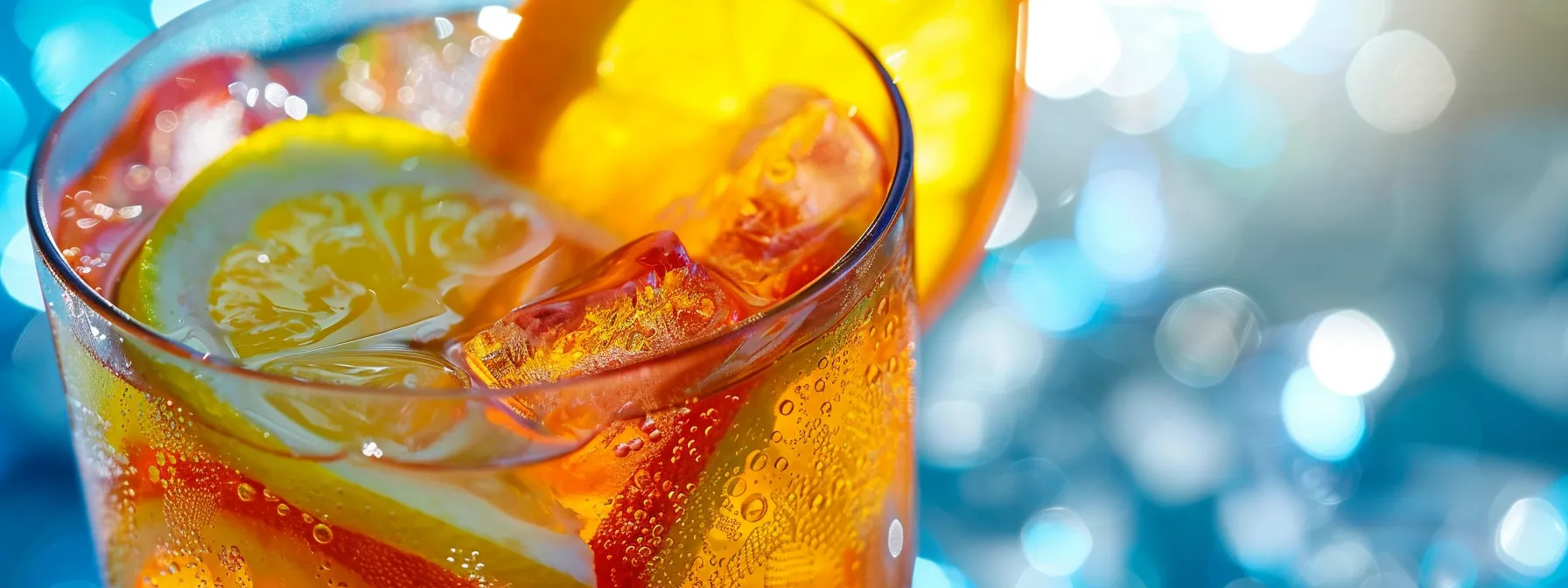 a close-up shot of a refreshing, clear glass of vibrant electrolyte drink, set against a backdrop of fresh, high-quality ingredients, vividly illustrating the contrast between the benefits of premium hydration and the risks of low-quality options.