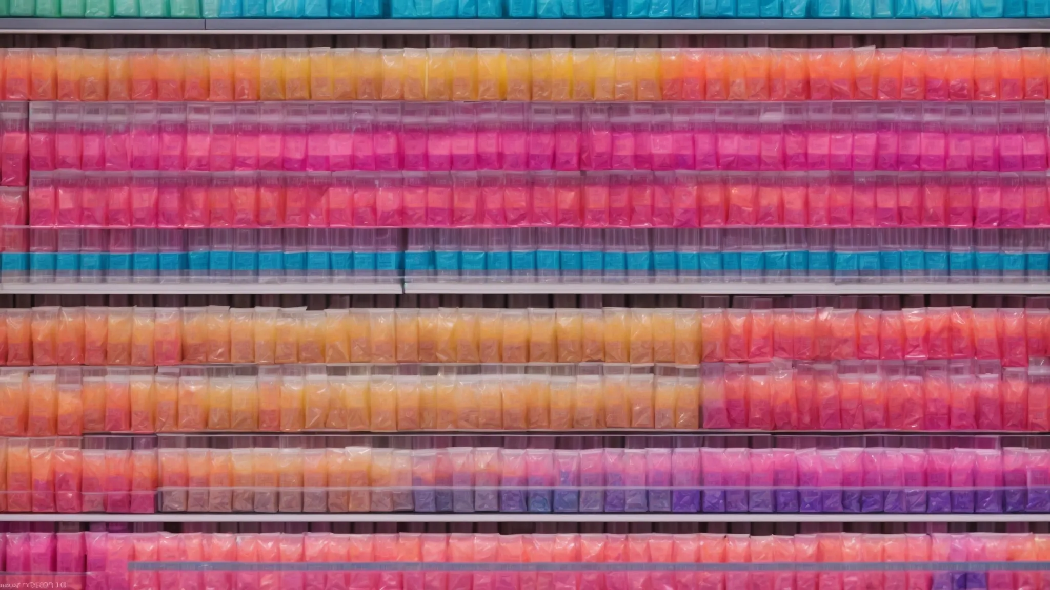 a vibrant array of colorful electrolyte powder packets, displayed against a clean, minimalistic background, highlighting their distinctive berry flavors and emphasizing their hydration benefits through energetic presentation.